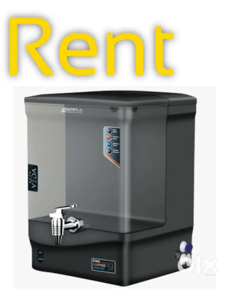 Water purifier available on rent