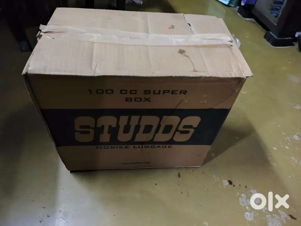 Studds side box +Exide battery