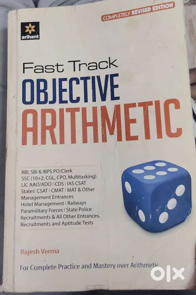 Fast track objective arithmetic (Arihant Book)
