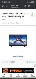Sansui HDTV LED 32Inch (SMC32HB12XAF)