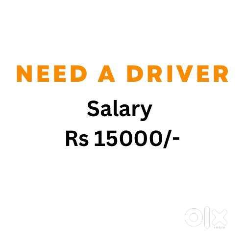 Hiring driver on contract basis alto/ swift Desire