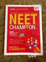 This is chemistry neet champion book of 11 & 12th