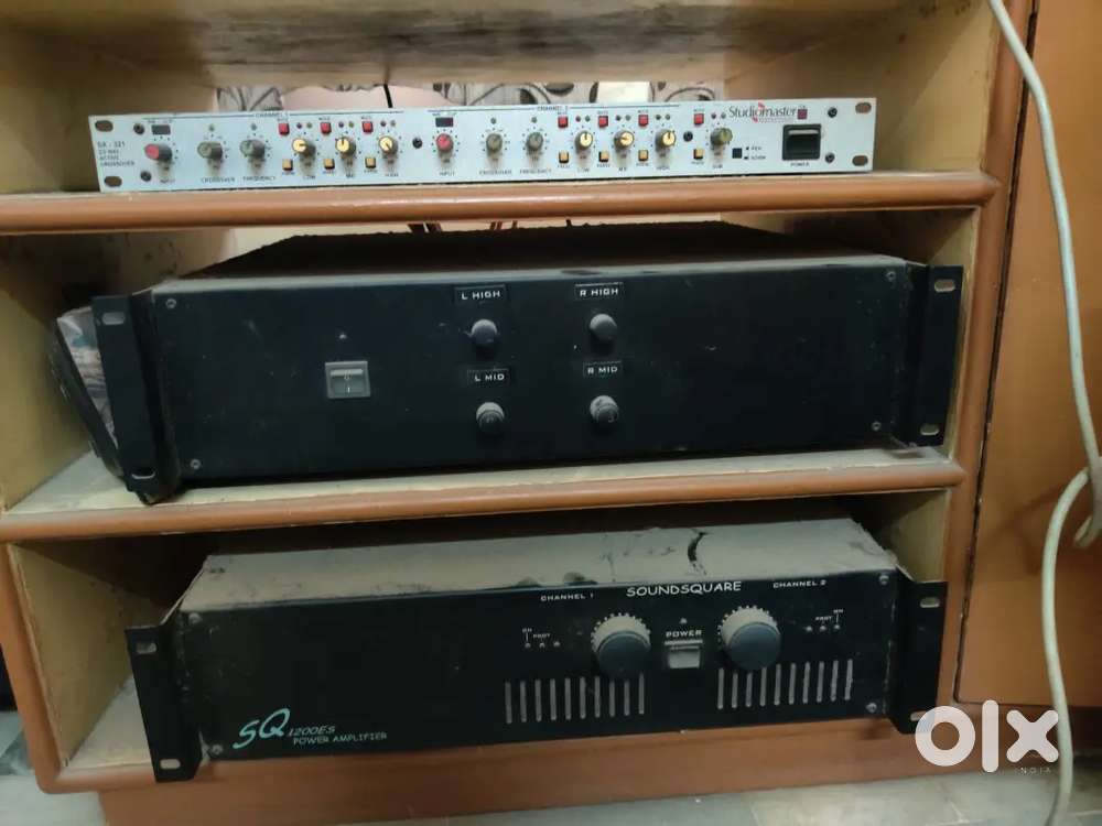Heavy  home sound system  500 watts amplifier and 100 watts amplifier