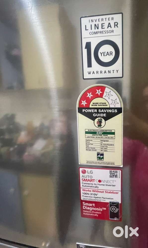 Lg Auto smart connect double door fridge recent model