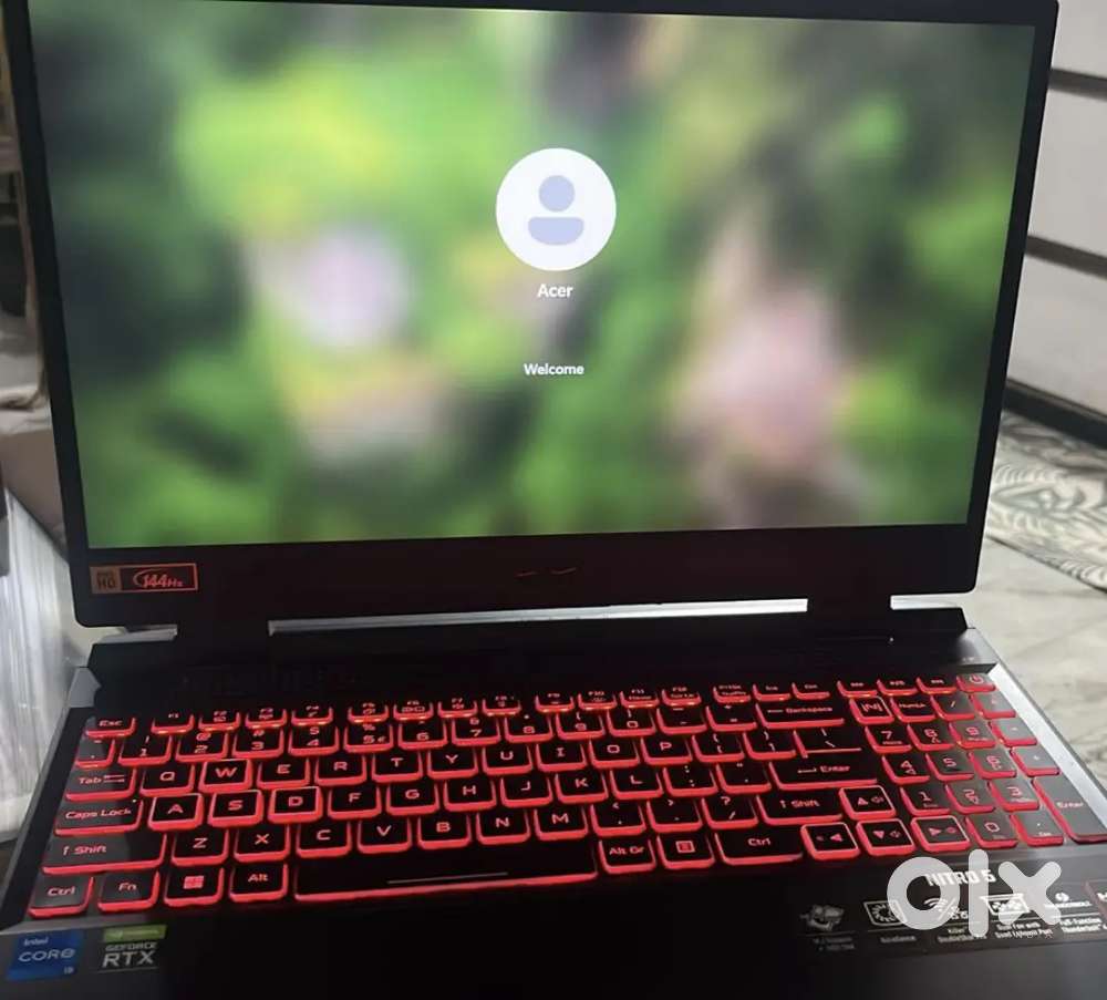 Acer gaming laptop rtx3050 i5 12th gen 16gb ram 512gb SSD 144hz screen