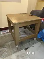 Vintage 2-Foot Tall Timber Table