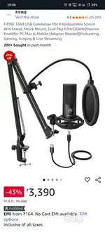 Fifine T669 music studio recording mic