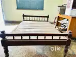 Pure Sagwan Bed very strong and ever lasting