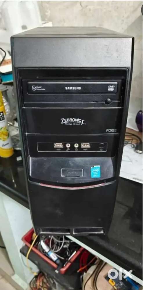 Zebronic PC,  i3 motherboard SSD 256GB+ Hardisk 128gb DUAL / RAM 8GB.
