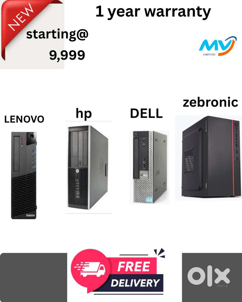 CPU - new Process  Monitor - 22-inch  Keyboard Mouse  Ram - 8GB DDR3