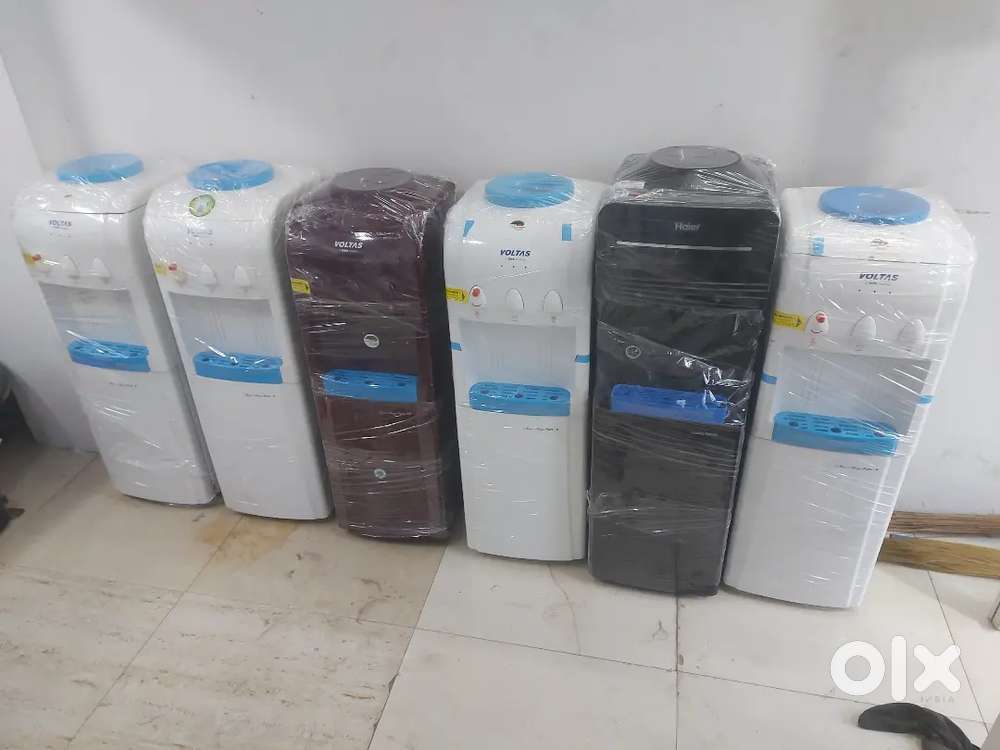 Water dispenser  new voltas hot cold normal 3 in 1 with fridge model
