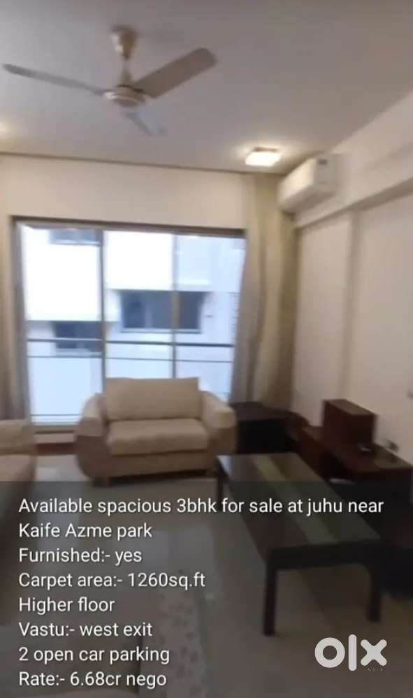 Furnished flats are available