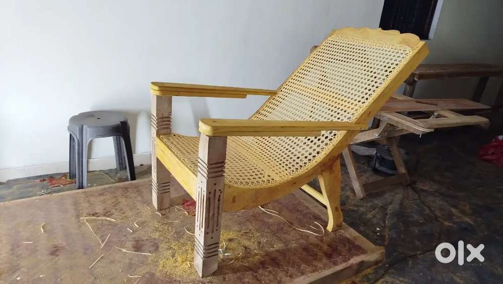 New wooden easy chair made of jack wood