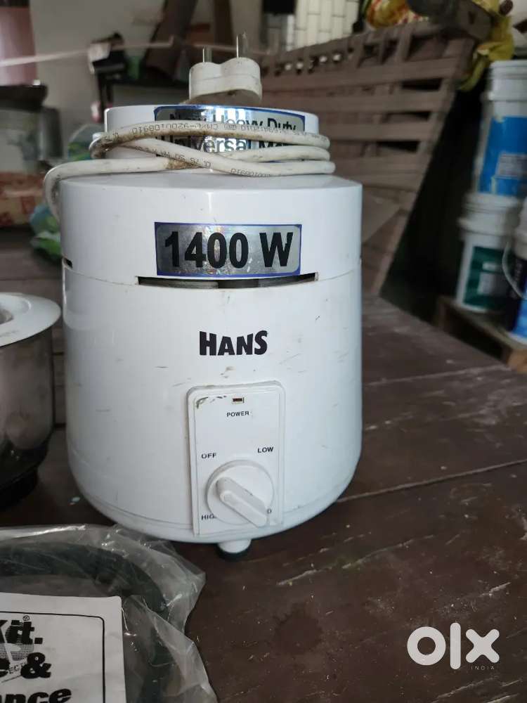 6 Month Old HANS Dominor 1400 watts Mixer Grinder used only 1 or 2 tim