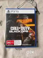 PS5 game call of duty black ops 6