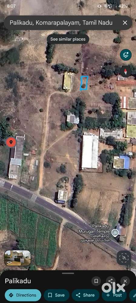 1900 land for sale in Komarapalayam