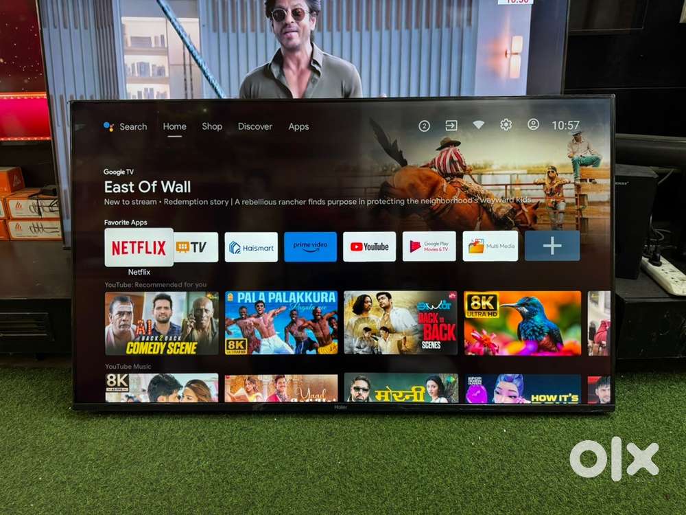 Haier 55inch 4k android tv small 2 dots in display