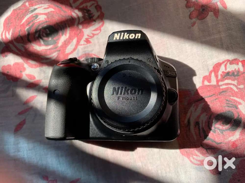 Nikon 3400D with Good condition 70-300mm zoom lens With 2 battery free