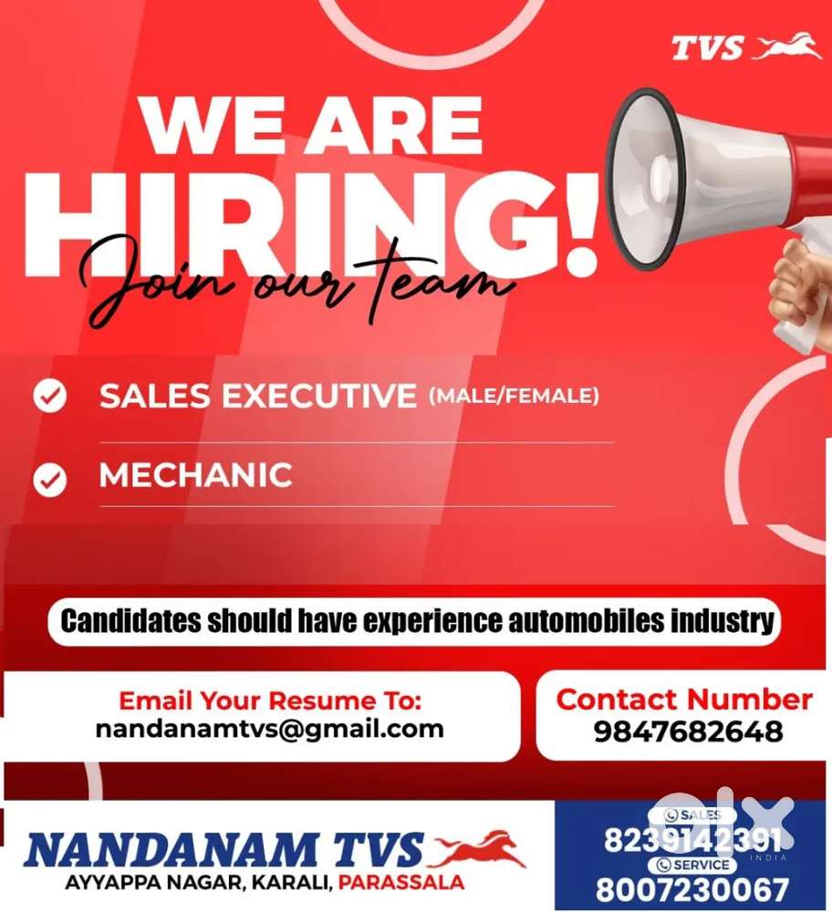 Nandanam Hiring