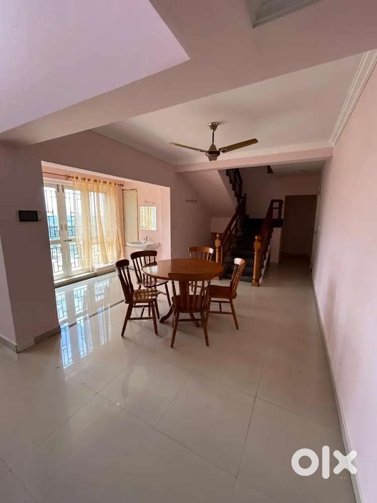 Duplex flat for rent.