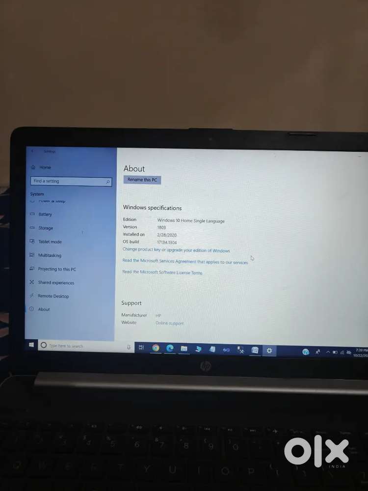 Hp Laptop Intel(R) Core(TM) i3-7020U CPU