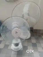 New mini fan and old big Battery table fans