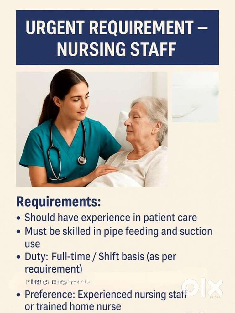 Need care taker Nurse
