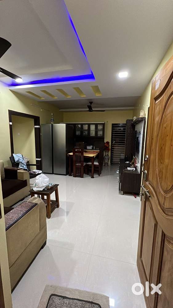 Fully furnished flat near krm colony Seethamdhara