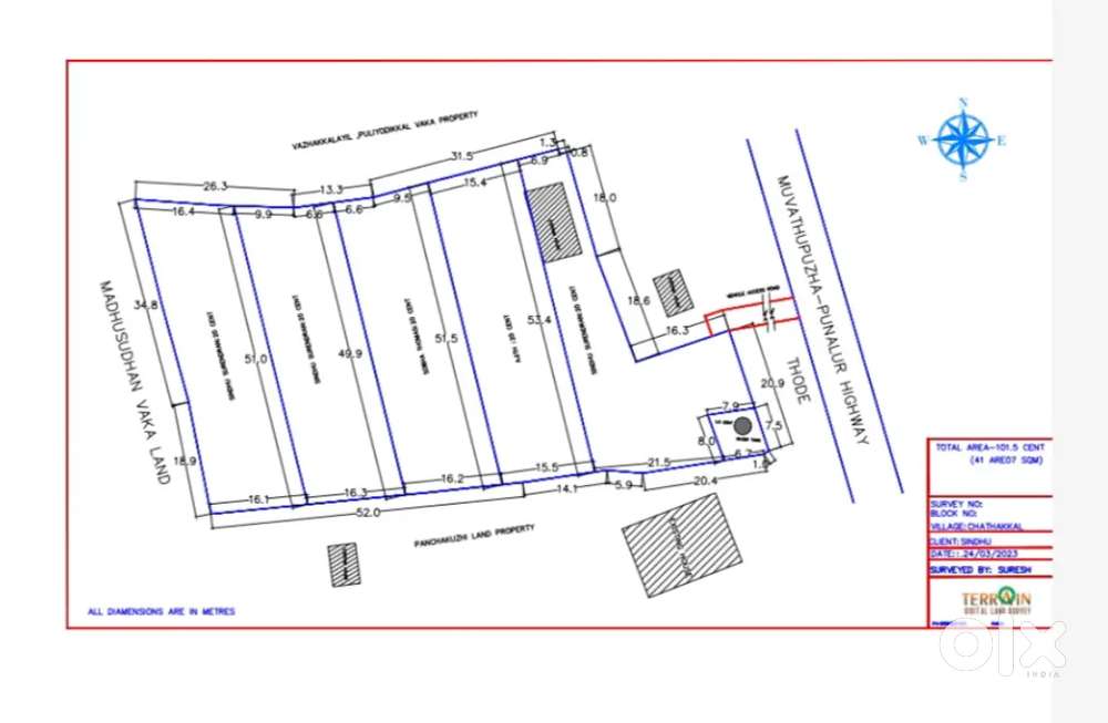 റാന്നി, പത്തനംതിട്ട – 40 സെന്റ് റെസിഡൻഷ്യൽ പ്ലോട്ട് വിൽപ്പനക്ക്