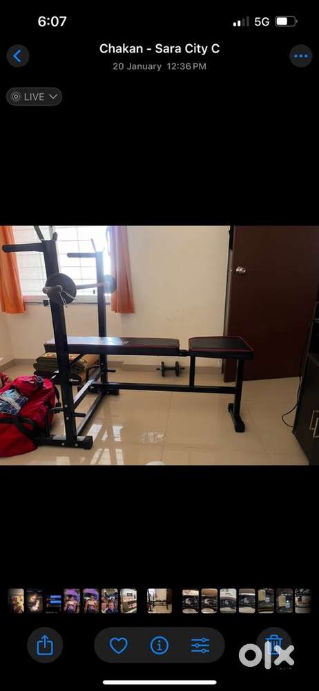 Bench Press Set – Excellent Condition  Perfect for Home Gym