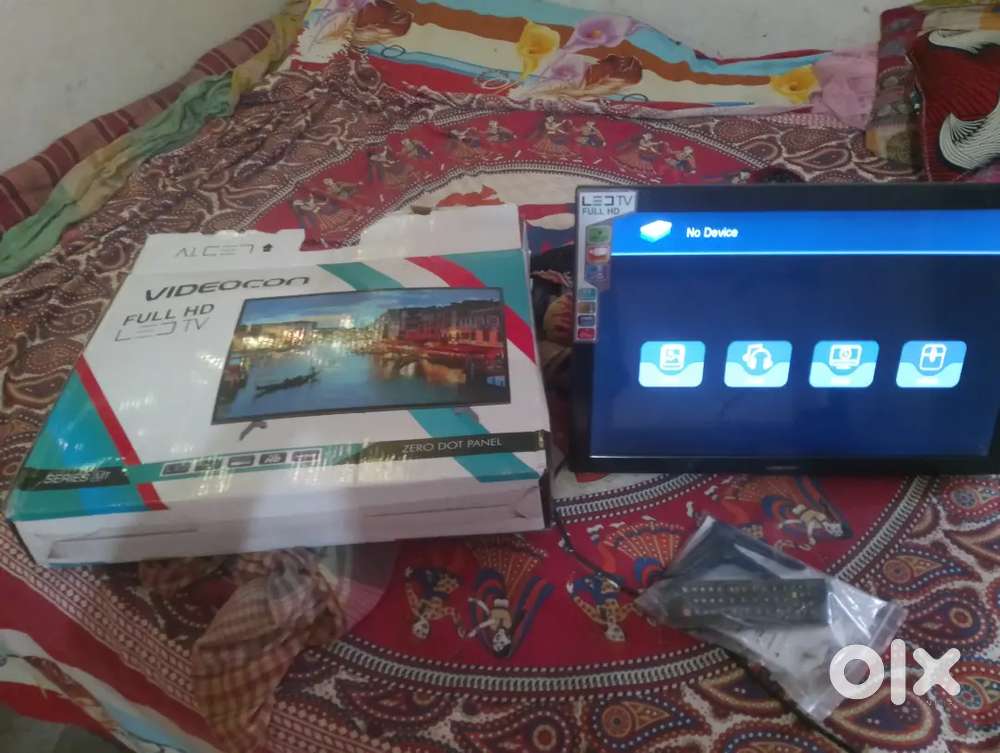 Videocon led 24inchi tv ...new tv..1 day us ,kono problem nei