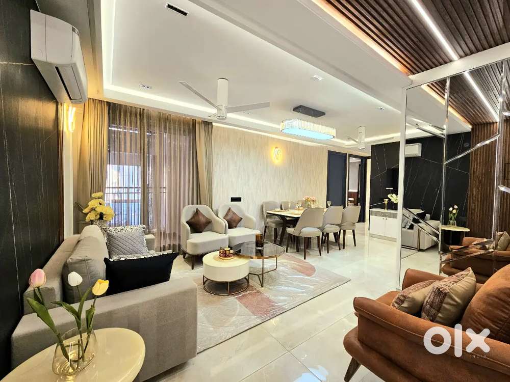 A spacious high-rise township featuring 3BHK flats, with a company BSP