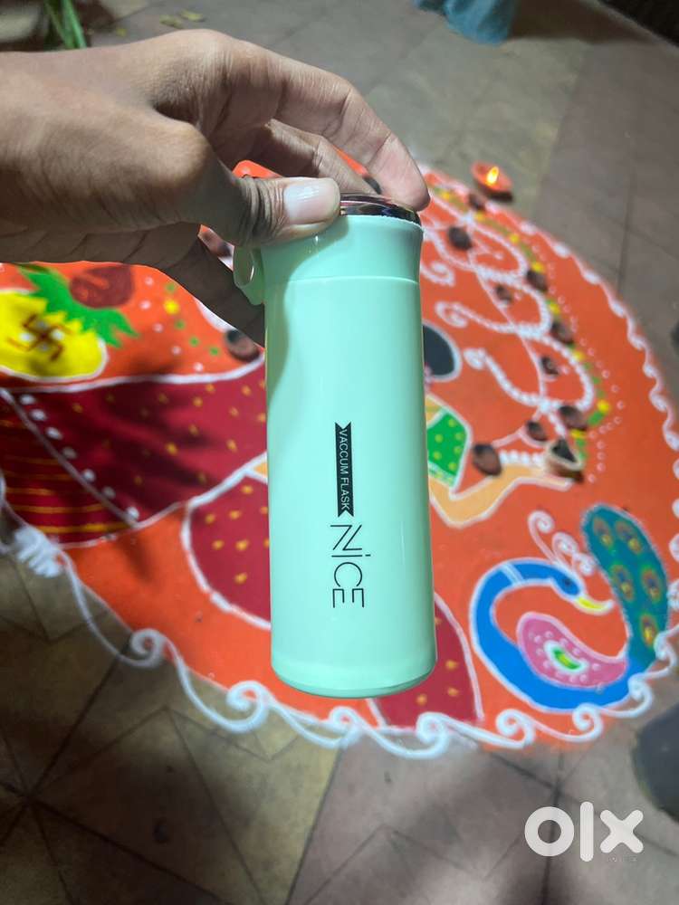 Pastel green bottle