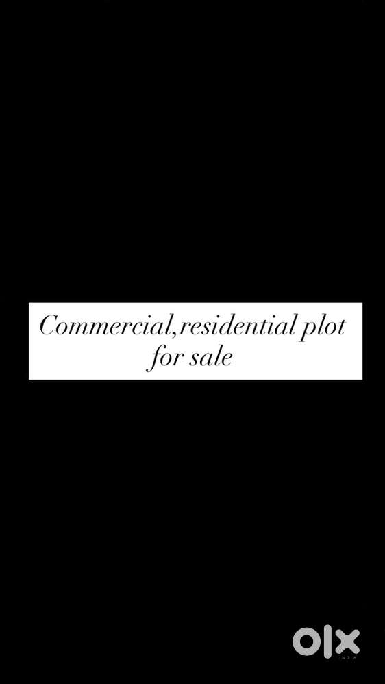 Commercial and residential plot for sale