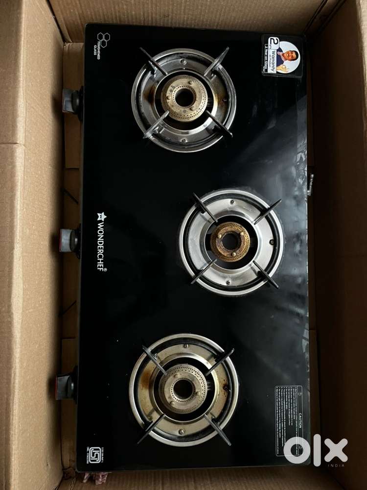 Wonderchef 3 burner autoignition stove