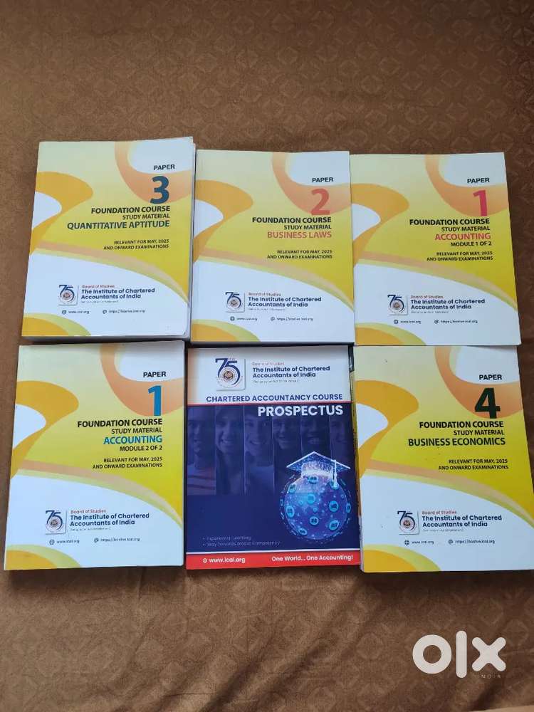 CA Foundation Books