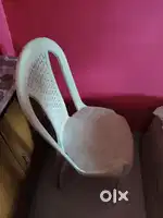 Urgent sell8 Plastic chair, 1 sofa, 2 couch,  1 wooden temple 1storage