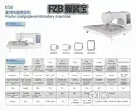 Baofz computerised embroidery machine