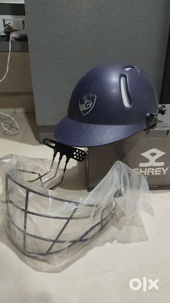 SG cricket helmet-semi new condition