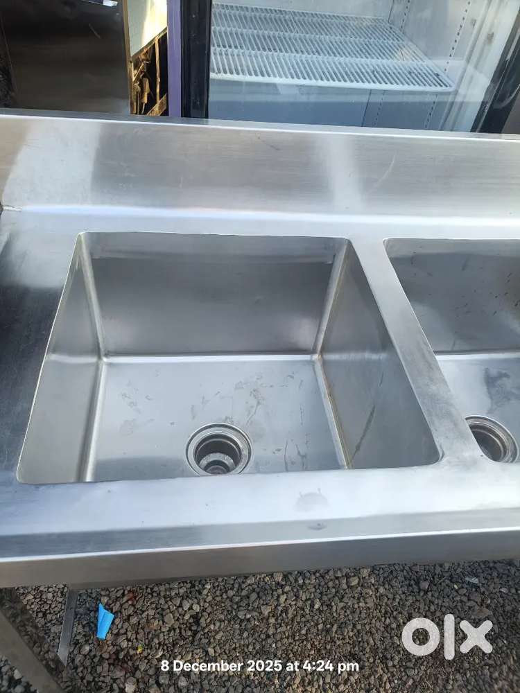 Double sink large hotel bakery restaurant canteen equipment