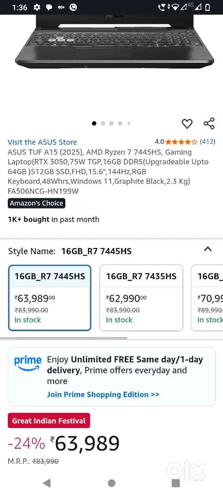 Asusus laptop sales