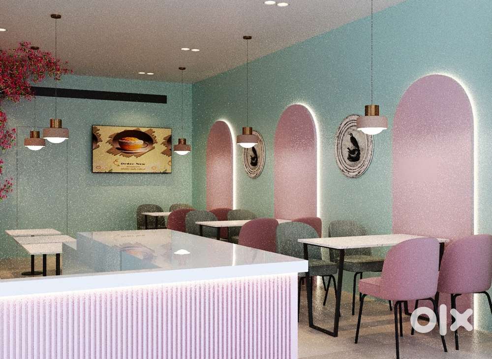 Cafe Chairs ,Sofa, Counter, Tables