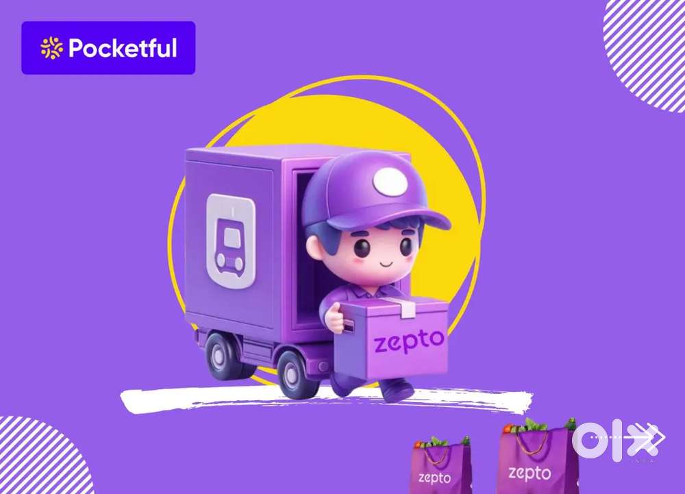 Urgent hiring for delivery boy prr day 1500 se 2000 tak Zepto india