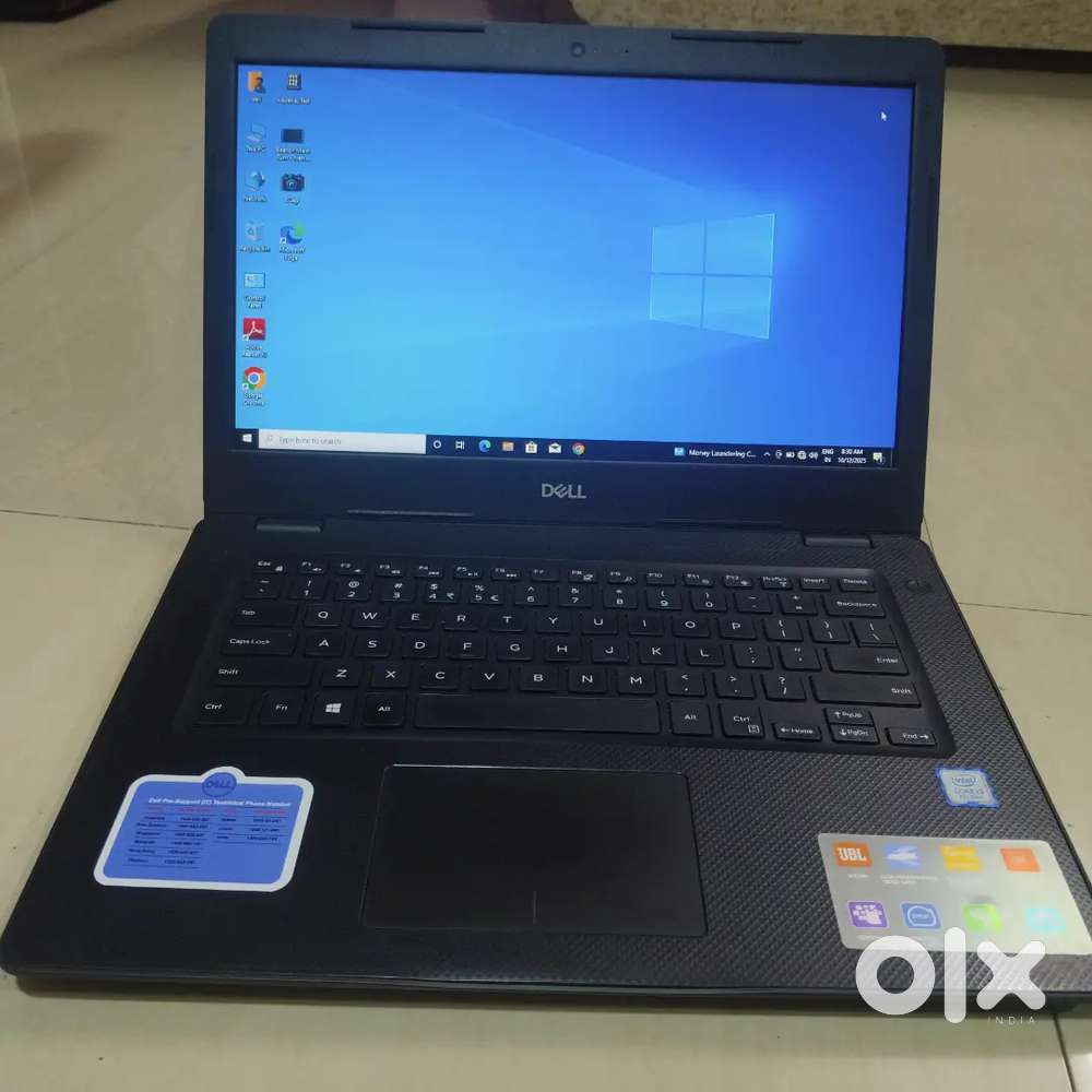 Dell 3481 , Core i3 / 7th gen , 8gb ram , 256 ssd