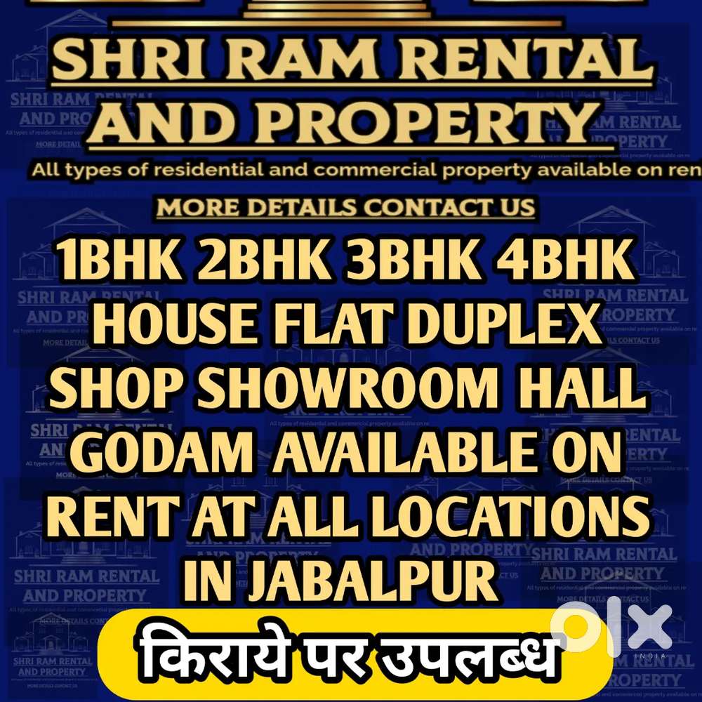 furnished 3 BHK and 4 BHK wright town and napier town more details co