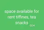 Space for rent tea