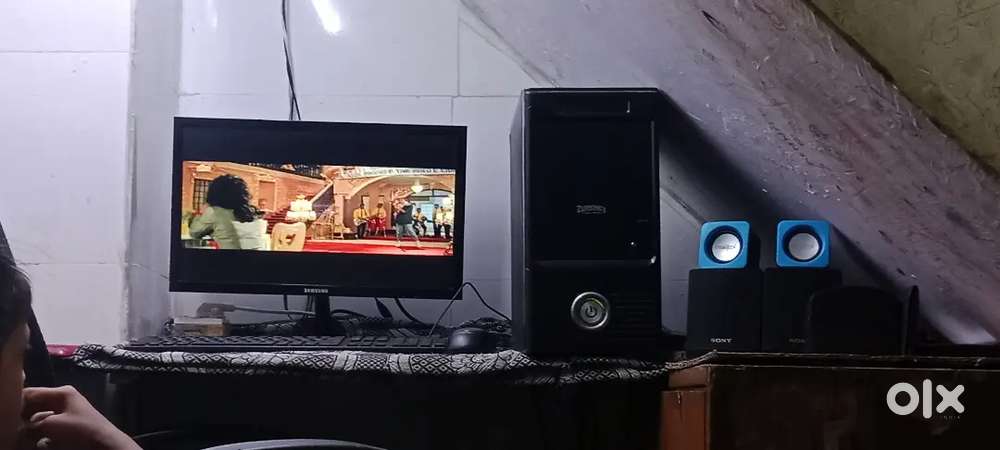 Core i5 6500 + Motherboard + 8GB RAM + CPU FAN and cabinet monitor