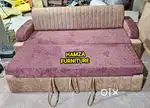 HAMZA FURNITURE NEW DESIGNER STYLISH LUXURY LOOK 6by6  SOFA CUM BED