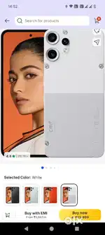 CMF Phone 2 Pro White colour