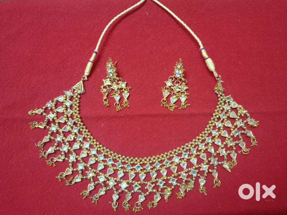 American diamond Bridal jewellery set
